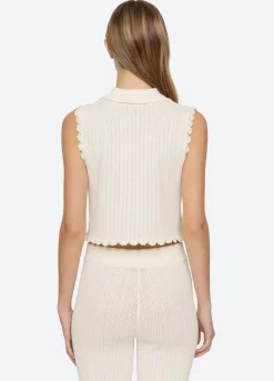 Abbie Vest ~ Cream