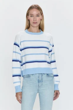 Adina Everyday Sweater ~ Pacific