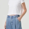 Adine Shrunken Tee ~ White
