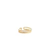 Adjustable Double Band Ring