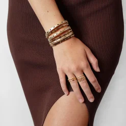 Adjustable Double Band Ring