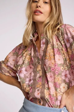 Aelin Shirt ~ Dusk Floral