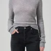 Alessia Crewneck Sweater ~ Dark Heather Grey