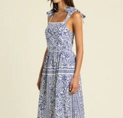 Alessia Dress ~ Hydra Border