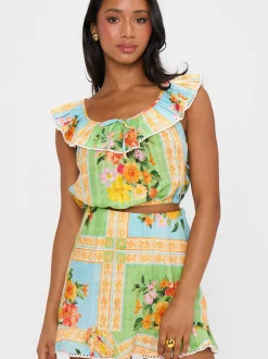 All Night Ruffle Skort ~ Country Bouquet