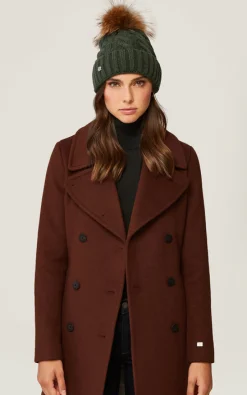Amalie Knit Hat With Removable Pompom