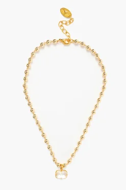 Andie Ball Chain Necklace ~ Gold