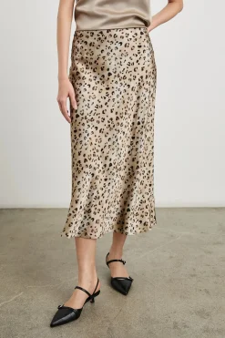 Anya Skirt ~ Champagne Leopard