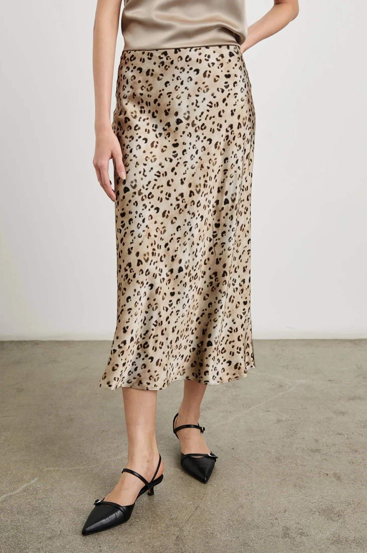 Anya Skirt ~ Champagne Leopard