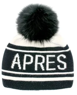 Apres Hat with Fox Pompom