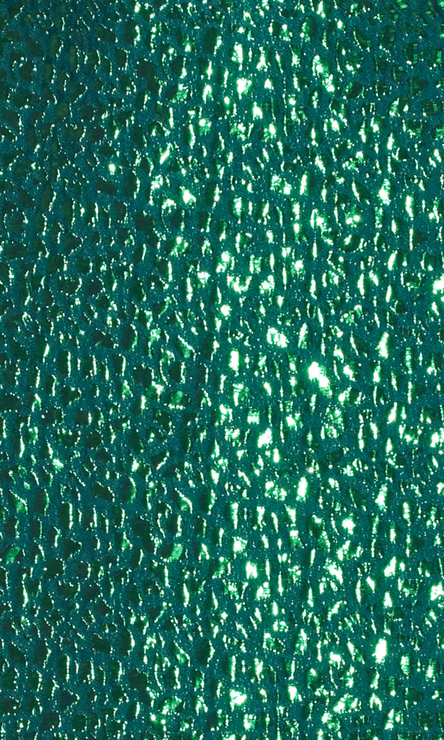 Asher Animal Jacquard Mini Dress ~Green
