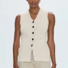 Audra Vest Cardigan ~ Soft Dove