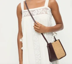 Avalon Brown/Espresso Crochet Crossbody