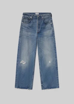 Ayla Raw Hem Crop ~ Solano