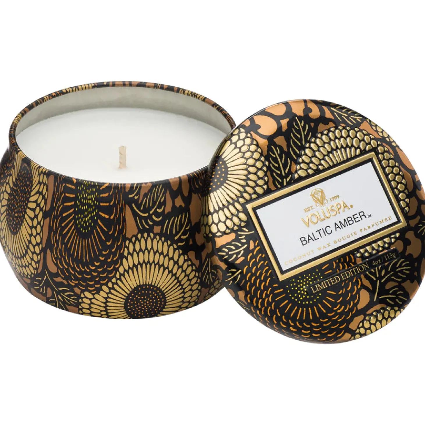 Baltic Amber ~ Mini Tin Candle