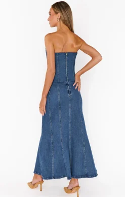 Baton Rouge Top ~ Blue Indigo