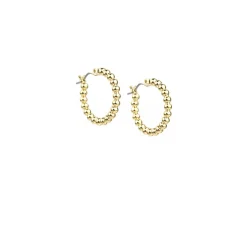 3/4" Beaded Ball Hoop