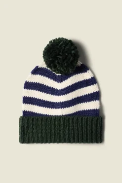 Beanie ~ Blue Stripe