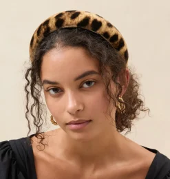 Bellamy Puffy Headband ~ Leopard