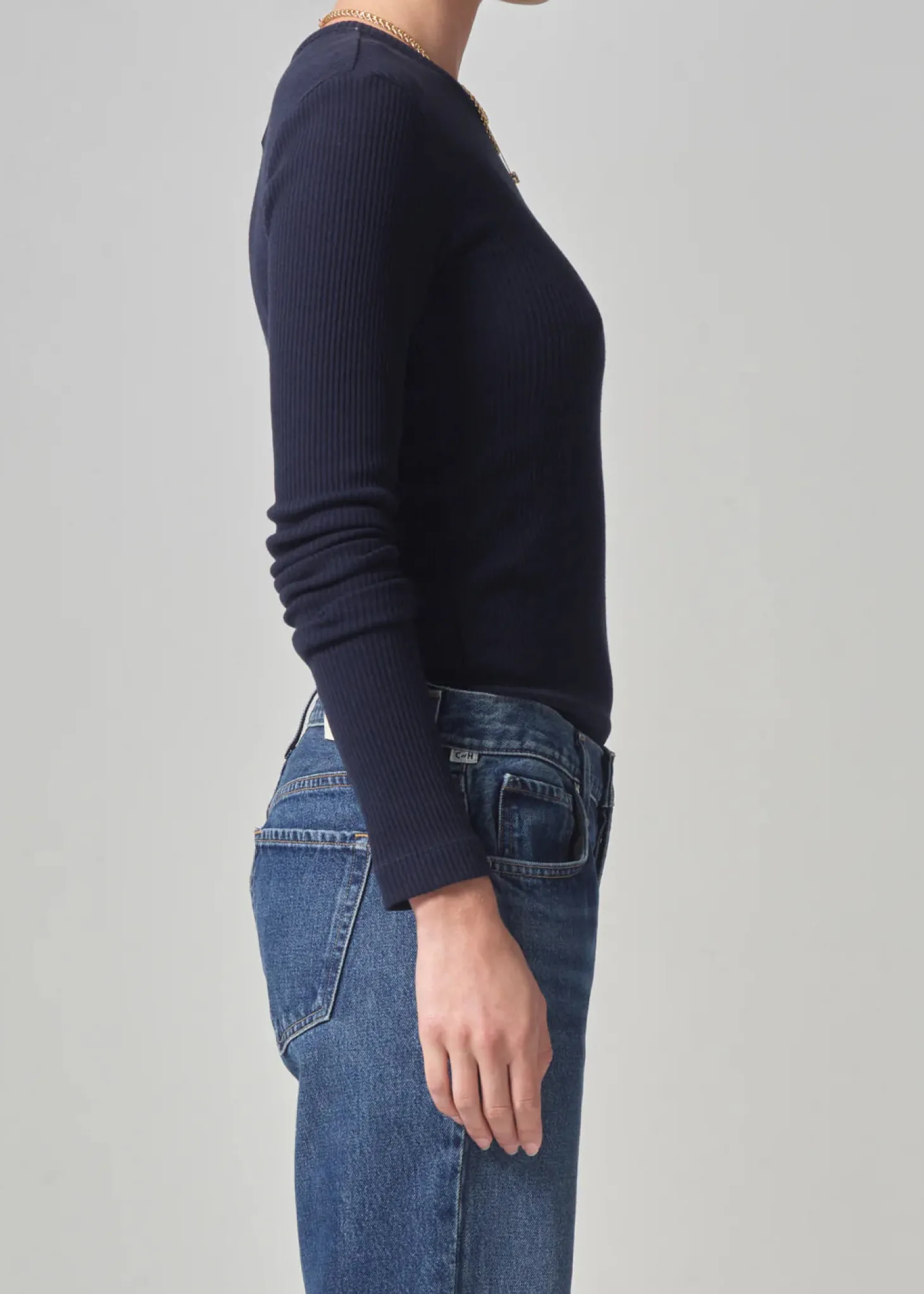 Bina Crewneck ~ Navy