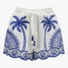 Blue Palm Trees Richelieu Short