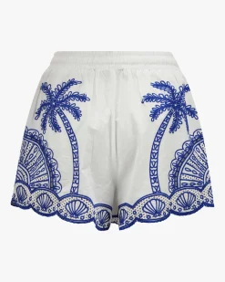 Blue Palm Trees Richelieu Short