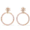 Blush Wallflower Hoop earring