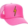 Bolt Vintage Trucker Hat ~ Neon Pink