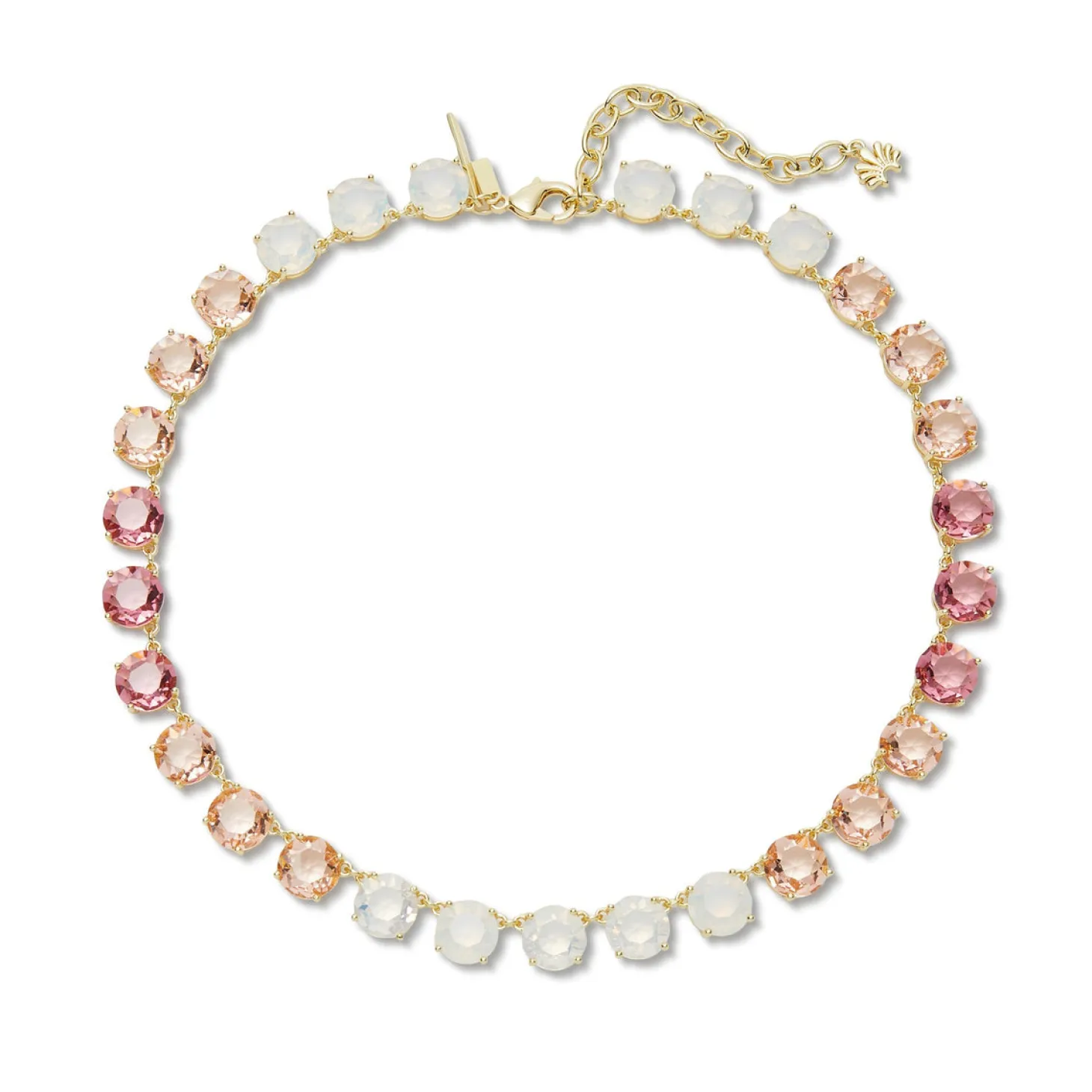 Candy Crystal Necklace ~ Shell Pink
