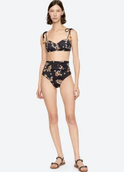 Cerise Bustier Bikini Top