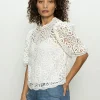 Cherished Lace Tee ~ White