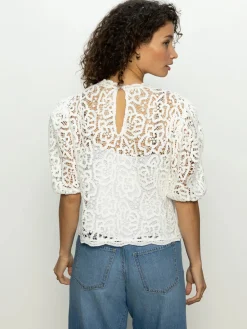 Cherished Lace Tee ~ White
