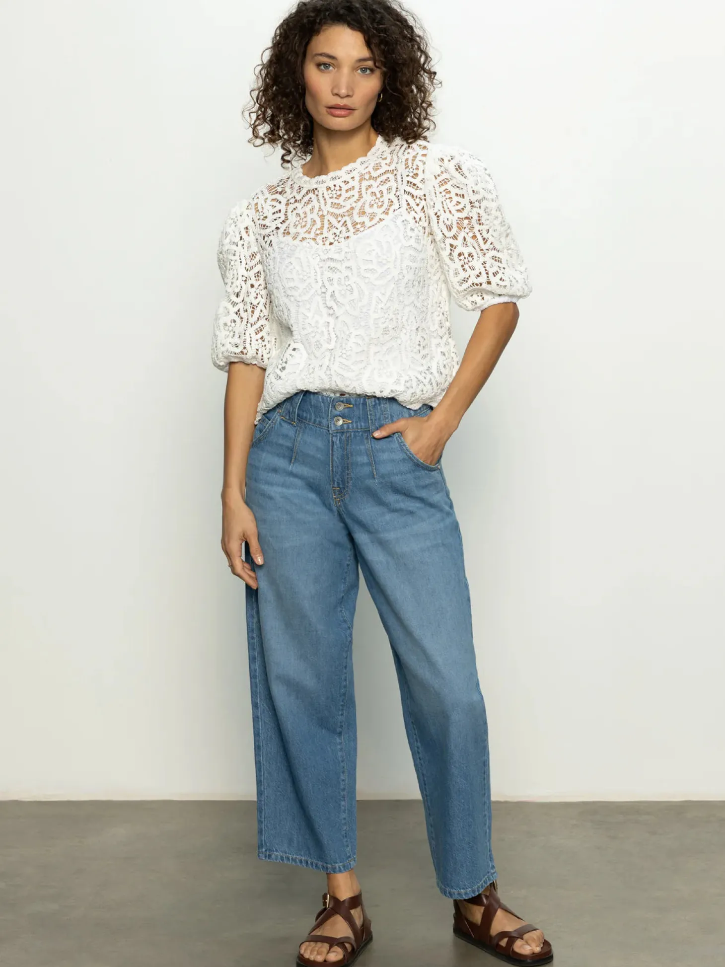 Cherished Lace Tee ~ White