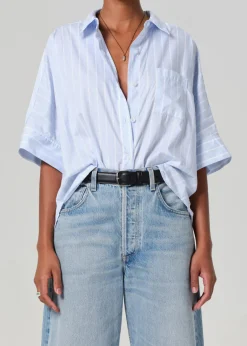 Claire Origami Shirt ~ Rhode Stripe