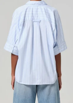 Claire Origami Shirt ~ Rhode Stripe