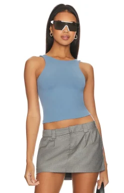 Clean Lines Tank ~ Blue