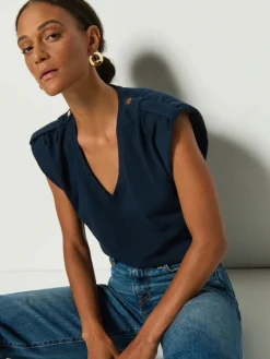 Cooper V-Neck Tank ~ Night Sky