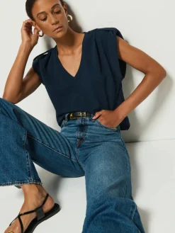 Cooper V-Neck Tank ~ Night Sky