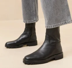 Danny Black Mid Lug Boot