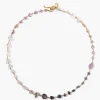 Daphne Beaded Necklace ~ Lolite Mix
