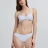 Daphne Eyelet Bikini Top ~ Lilac Pastel
