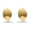 Deco Feather Earring ~ Gold