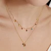 Delilah Pendant Necklace ~ Quartz Mix