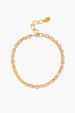 Ellis Chain Link Necklace ~ Gold