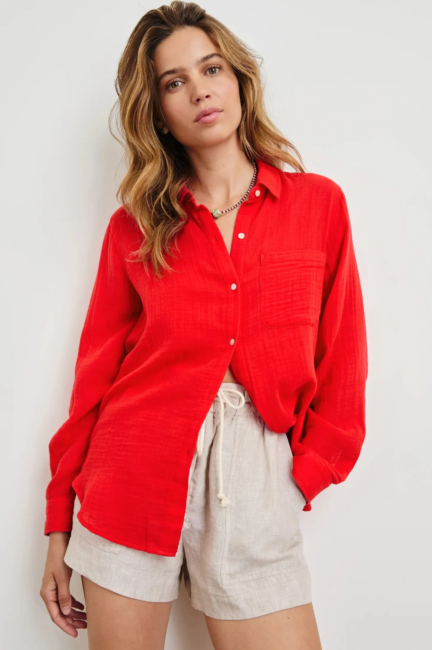 Ellis Shirt ~ Cherry