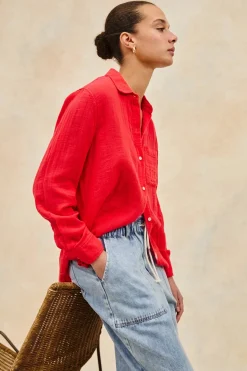 Ellis Shirt ~ Cherry