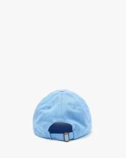 Embroidered Oil Baseball Hat ~ Sky Blue