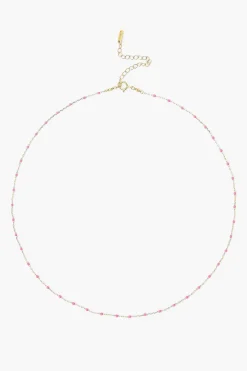 Enamel Bead Necklace