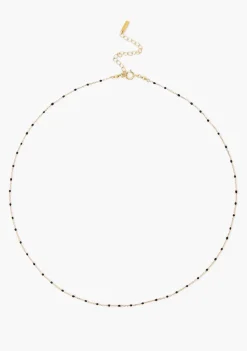 Enamel Bead Necklace