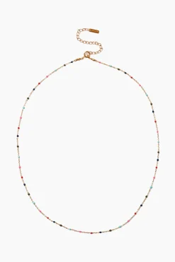 Enamel Bead Necklace